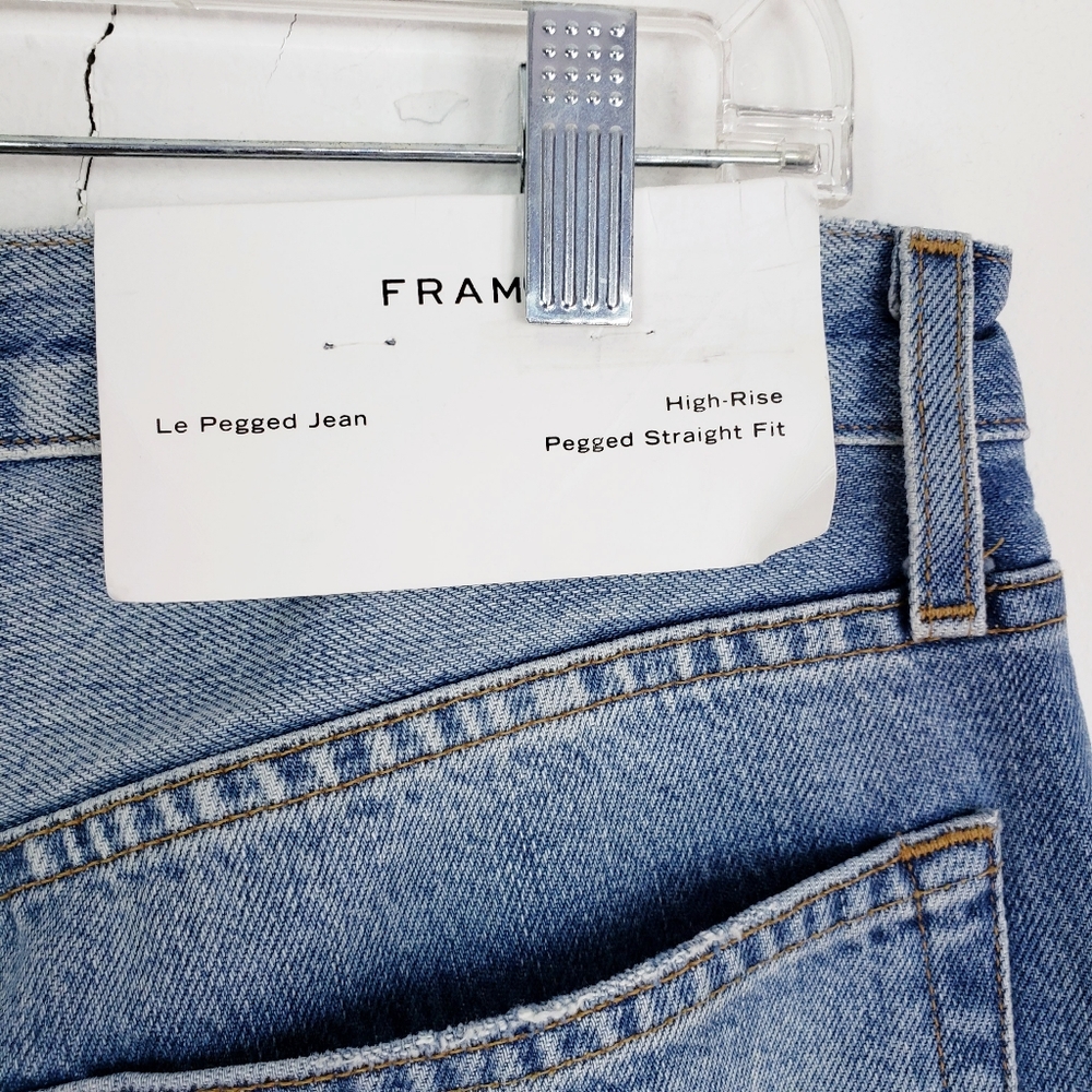 NWT Frame Le Pegged High Rise Straight 29 - Picture 13 of 16